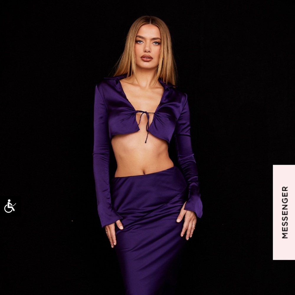 NWT House of CB Colette Skirt and Top Set